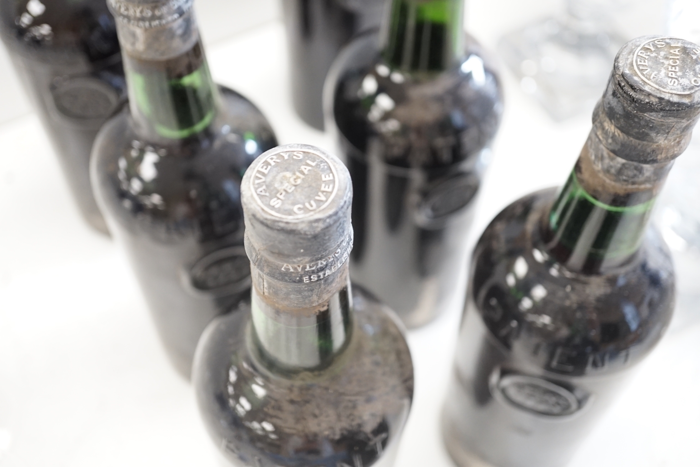 Seven bottles of Avery‘s port, given as a wedding gift to the owner in 1963 and believed to be of the date or earlier